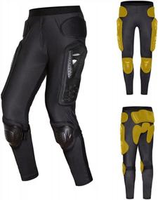 img 2 attached to Stay Safe And Stylish On Your Motorcycle With BOORIC Women'S Protective Riding Pants