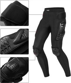 img 1 attached to Stay Safe And Stylish On Your Motorcycle With BOORIC Women'S Protective Riding Pants