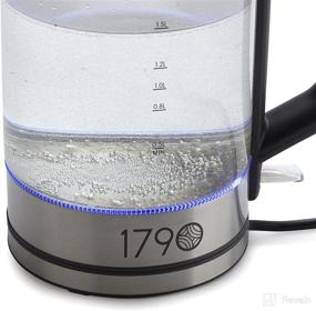 img 2 attached to ☕️ 1790 Electric Water Kettle - 1.8 Liter Cordless Stainless Steel Finish & Glass Exterior – The Ideal Tea Kettle & Water Boiler