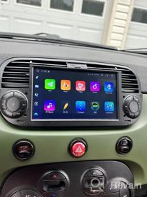 img 6 attached to XTRONS Single Din Car Stereo Android 11 Автомобильный радиоплеер 7-дюймовый сенсорный экран GPS-навигация 1 Din Bluetooth Головное устройство Встроенный DSP Car Play Android Auto Поддержка резервной камеры OBD2 DVR для Fiat 500
