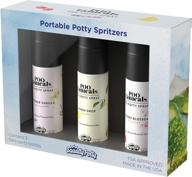 🚽 squatty potty pootanical toilet spray 3 pack - 15ml spritzer travel bottles - 1.5 fluid ounces логотип