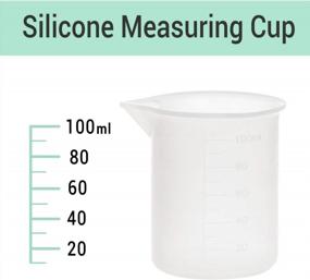 img 3 attached to 100Ml Silicone Measuring Cups For Resin Mixing, Gartful 6PCS Mixing Cups For Epoxy Resin, Jewelry Casting Molds, Acrylic Paint, Reusable Non-Stick Pouring Tools