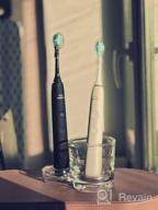 img 1 attached to Audio toothbrush Philips Sonicare DiamondClean 9000 HX9914/57, black/white review by Anand Kumar Singh ᠌