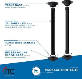 img 3 attached to Manufacturers Select SurFit Table System RV Parts & Accessories : Interior