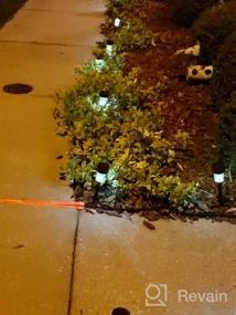 img 5 attached to 12 Pcs Solar Pathway Lights: Illuminate Your Lawn, Patio, Yard & Garden!