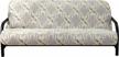 octorose full size 3 side zipper upholstery chenille beige / lt.grey futon cover slipcover / sofa day bed mattress cover / machine washable couch protector (cover only) (chenille-grey) logo