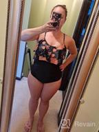img 1 attached to Firpearl Women'S Flowy Ruffle Bikini Top - Flounce Crop Bathing Suit Top For Fashionable Beach Looks review by Shane Wallace