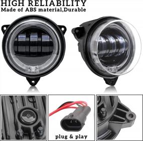 img 2 attached to 2PCS SAUTVS LED Low Beam Headlights W/ Halo Ring DRL For Can-Am Outlander 500 650 800 850 1000 XMR STD XT XT-P 2012-2022 | #710006177 Replacement
