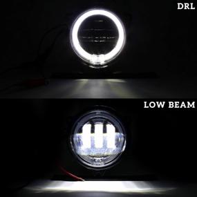 img 3 attached to 2PCS SAUTVS LED Low Beam Headlights W/ Halo Ring DRL For Can-Am Outlander 500 650 800 850 1000 XMR STD XT XT-P 2012-2022 | #710006177 Replacement