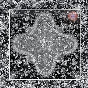 img 2 attached to Bgraamiens Puzzle-Retro Lace Mandala-1000 Pieces Creative Black And White Flowers Mandala Challenge Jigsaw Puzzle