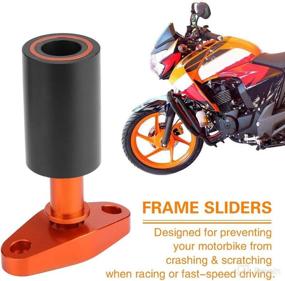 img 3 attached to Motorcycle Aluminum Anti Crash Protector Compatible