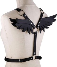 img 3 attached to 👗 Versatile Gothic Women's Belts: Adjustable Leather Harness for Fashionable Women's Accessories