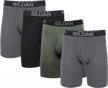 ultimate comfort and value: gildan men's cotton stretch boxer briefs multipack logo