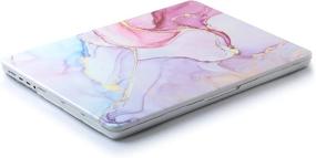 img 1 attached to Stylish Pink Marble Hard Shell Case Cover For MacBook Pro 16" - Optimized For Better Search Engine Visibility By Emphasizing The Key Features And Removing Unnecessary Product Specifics