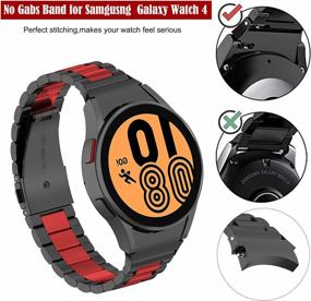 img 3 attached to Stylish And Secure: Koelin Silicone Bands For Samsung Galaxy Watches - Compatible With Watch 5, 4, 4 Classic, And Watch 3 - Perfect Sport Replacement Strap For Women And Men