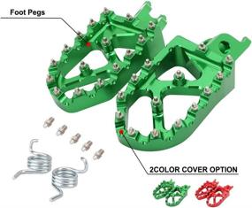 img 4 attached to JFG RACING Dirt Bike Foot Pegs Motorcycle & Powersports and Parts