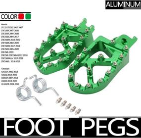 img 1 attached to JFG RACING Dirt Bike Foot Pegs Motorcycle & Powersports and Parts