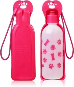 img 4 attached to ANPETBEST Dog Water Bottle 325ML/11Oz 650ML/22Oz Portable Dispenser Travel Water Bottle Bowl For Dog Cat Small Animals (11Oz/325Ml)