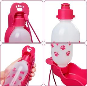 img 1 attached to ANPETBEST Dog Water Bottle 325ML/11Oz 650ML/22Oz Portable Dispenser Travel Water Bottle Bowl For Dog Cat Small Animals (11Oz/325Ml)