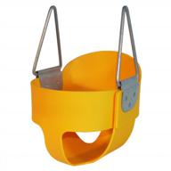 high back full bucket toddler infant swing seat - seat only - yellow logo