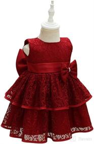 img 2 attached to 👸 Lace Princess Party Dresses for Baby Girls - Perfect for Weddings, Birthdays & Formal Occasions!