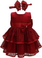 👸 lace princess party dresses for baby girls - perfect for weddings, birthdays & formal occasions! logo