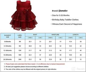 img 1 attached to 👸 Lace Princess Party Dresses for Baby Girls - Perfect for Weddings, Birthdays & Formal Occasions!