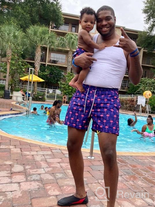 img 1 attached to 👨 Matching Father and Son Swim Trunks by Stivali review by Wayne Flores