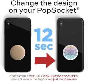 img 3 attached to 📱 Get Creative with 16 Swappable Phone Grip Designs – Instantly Change in 12 Seconds! (Includes 16 Removable Covers and Flower Discs)