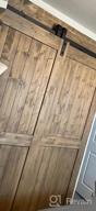 img 1 attached to SmartStandard 28In X 84In Sliding Barn Wood Door Pre-Drilled Ready To Assemble DIY Unfinished Solid Spruce Wood Panelled Slab Interior Single K-Frame (Fit 4FT-5FT Rail) review by Danny Kamerer