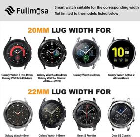 img 3 attached to Fullmosa Rubber Watch Bands 18Mm 19Mm 20Mm 22Mm 24Mm, Quick Release Silicone Watch Band For Men Women