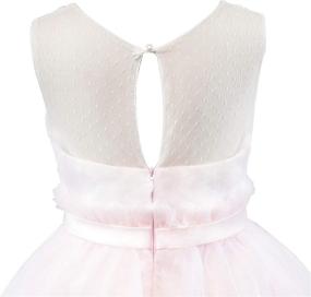 img 1 attached to Miama Wedding Flower Junior Bridesmaid Girls' Clothing ~ Dresses