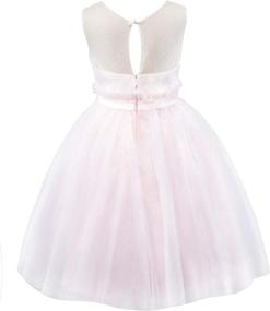 img 3 attached to Miama Wedding Flower Junior Bridesmaid Girls' Clothing ~ Dresses