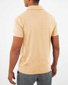 img 3 attached to Men'S Short Sleeve Plain Polo T-Shirt: Regular Fit, 3 Button Placket, Summer Casual Basic Golf Tee Shirt Top
