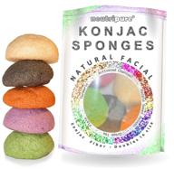 konjac sponge set exfoliating cleansing логотип