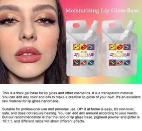 img 1 attached to Moisturizing Lip Gloss Base For DIY Handmade Lip Balm And Makeup Primer - Ofanyia Clear Lip Gloss Base 175Ml (2 Pack)