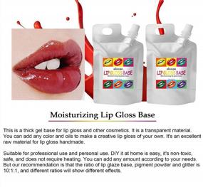 img 2 attached to Moisturizing Lip Gloss Base For DIY Handmade Lip Balm And Makeup Primer - Ofanyia Clear Lip Gloss Base 175Ml (2 Pack)