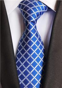 img 2 attached to Geometric Striped Patterned Fashion Necktie Men's Accessories