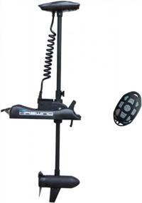 img 4 attached to AQUOS Black Haswing 24V 80LBS 60" Shaft Bow Mount Electric Trolling Motor Portable, Variable Speed For Bass Fishing Boats Freshwater And Saltwater Use, Energy Saving, Precise Control, Quiet Operation