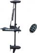 aquos black haswing 24v 80lbs 60" shaft bow mount electric trolling motor portable, variable speed for bass fishing boats freshwater and saltwater use, energy saving, precise control, quiet operation logo