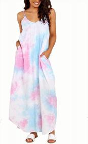 img 3 attached to Stylish And Comfortable: LAMISSCHE Women'S Sleeveless Maxi Dress With Pockets And Slits