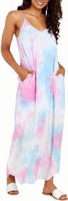 img 2 attached to Stylish And Comfortable: LAMISSCHE Women'S Sleeveless Maxi Dress With Pockets And Slits