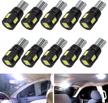 ciihon t10 194 168 led light bulbs 800lm white 6000k 5730 smd 2825 159 w5w replacement car interior dome map door courtesy ambient lights logo