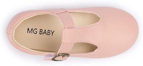 img 2 attached to BeBiGoi Toddler Little Princess Uniform Girls' Shoes - Flat Dress Shoes