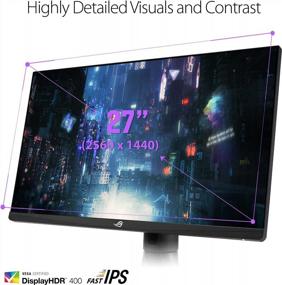 img 1 attached to 🖥️ ASUS XG27AQM Gaming Monitor - 1440p, 120Hz, Swivel & Height Adjustment, Flicker-Free, Blue Light Filter, XG27AQM-Cr, HD