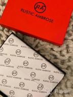 img 1 attached to Rustic Ambrose Bifold Leather Currency: Authentic Elegance for Your Cash review by James Hova