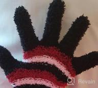 img 1 attached to Colorful Stretch Mittens for Girls - Yacht Smith Accessories for Cold Weather review by Julie Blanford