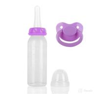 🍼 jumbo pacifier set with adult baby bottle logo