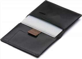 img 1 attached to 👜 Minimalist and Stylish Bellroy Leather Sleeve Wallet in Timeless Black Shade