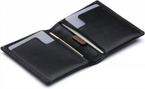 img 2 attached to 👜 Minimalist and Stylish Bellroy Leather Sleeve Wallet in Timeless Black Shade